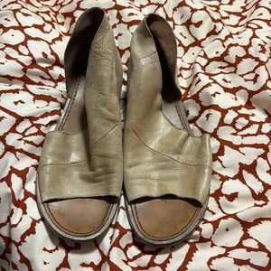 Free People Mont Blanc Leather Sandals Women’s Size 39 1/2